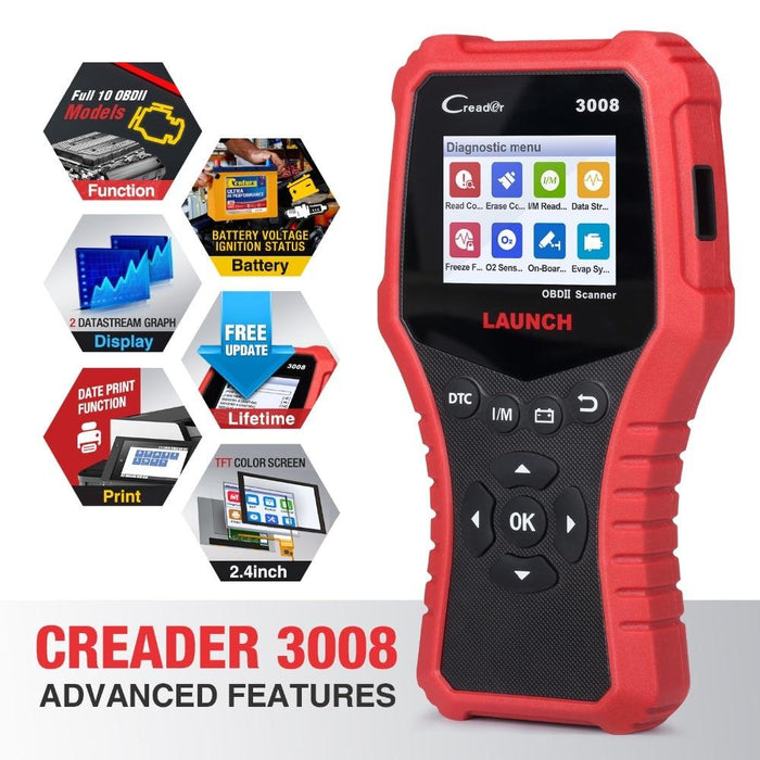 Launch CR3008 Engine Code Reader