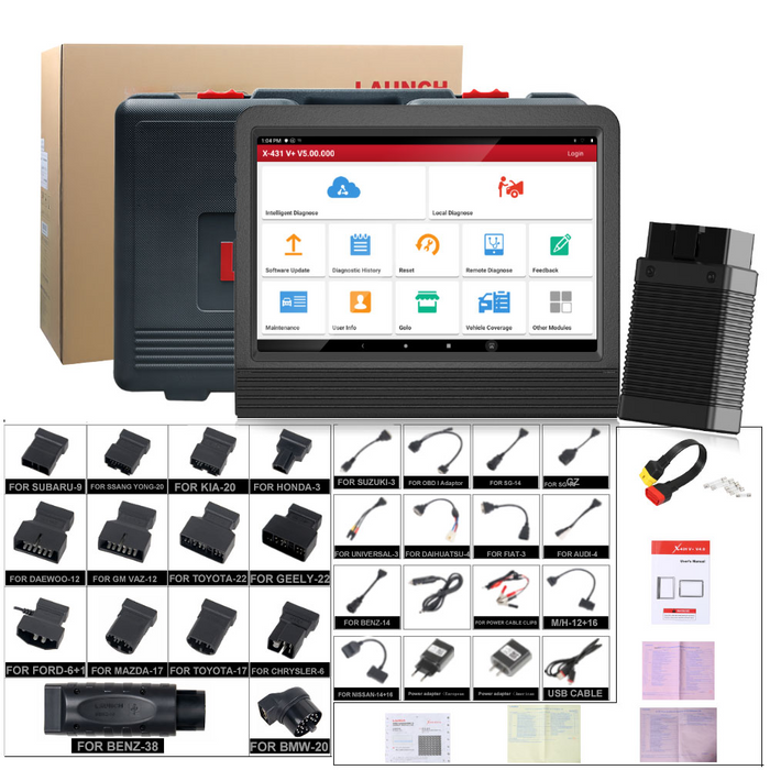 Launch X431 V+ V4 Global Auto Diagnostic Tool (10.1 Inch)